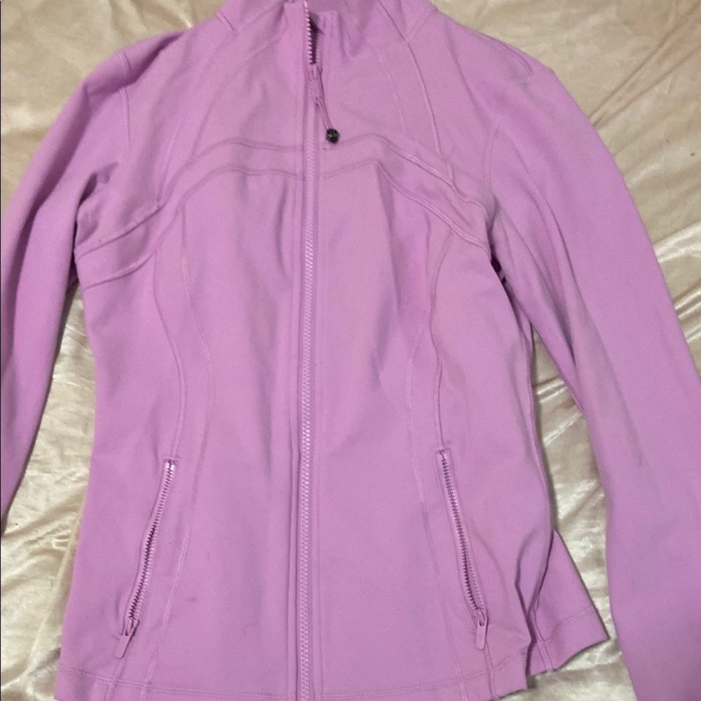 lululemon athletica Purple Utility Jacket with Full-Zip and Stand-Up Collar